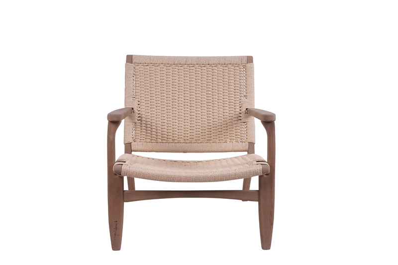 Paper rope woven Arm chair