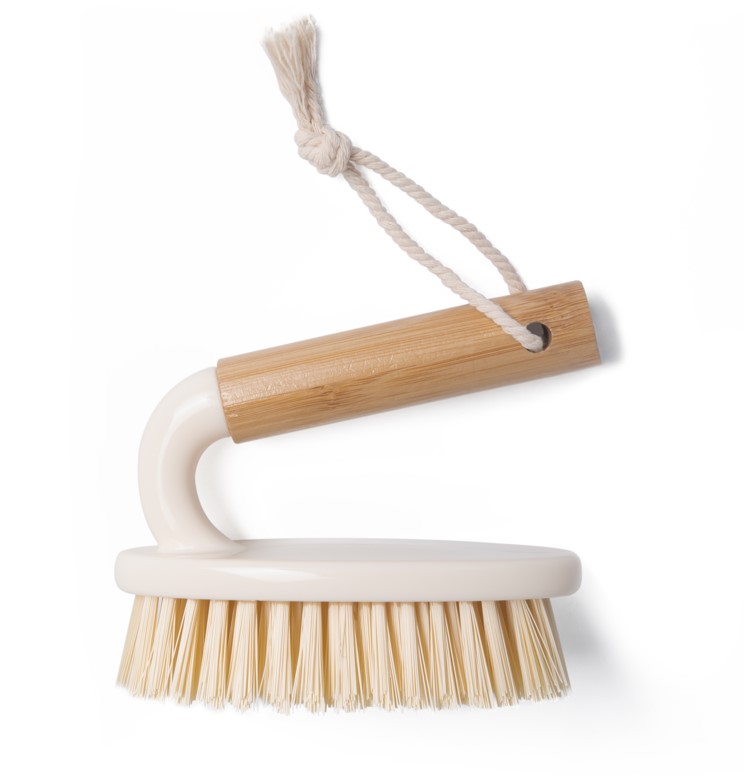 Bamboo scrub brush
