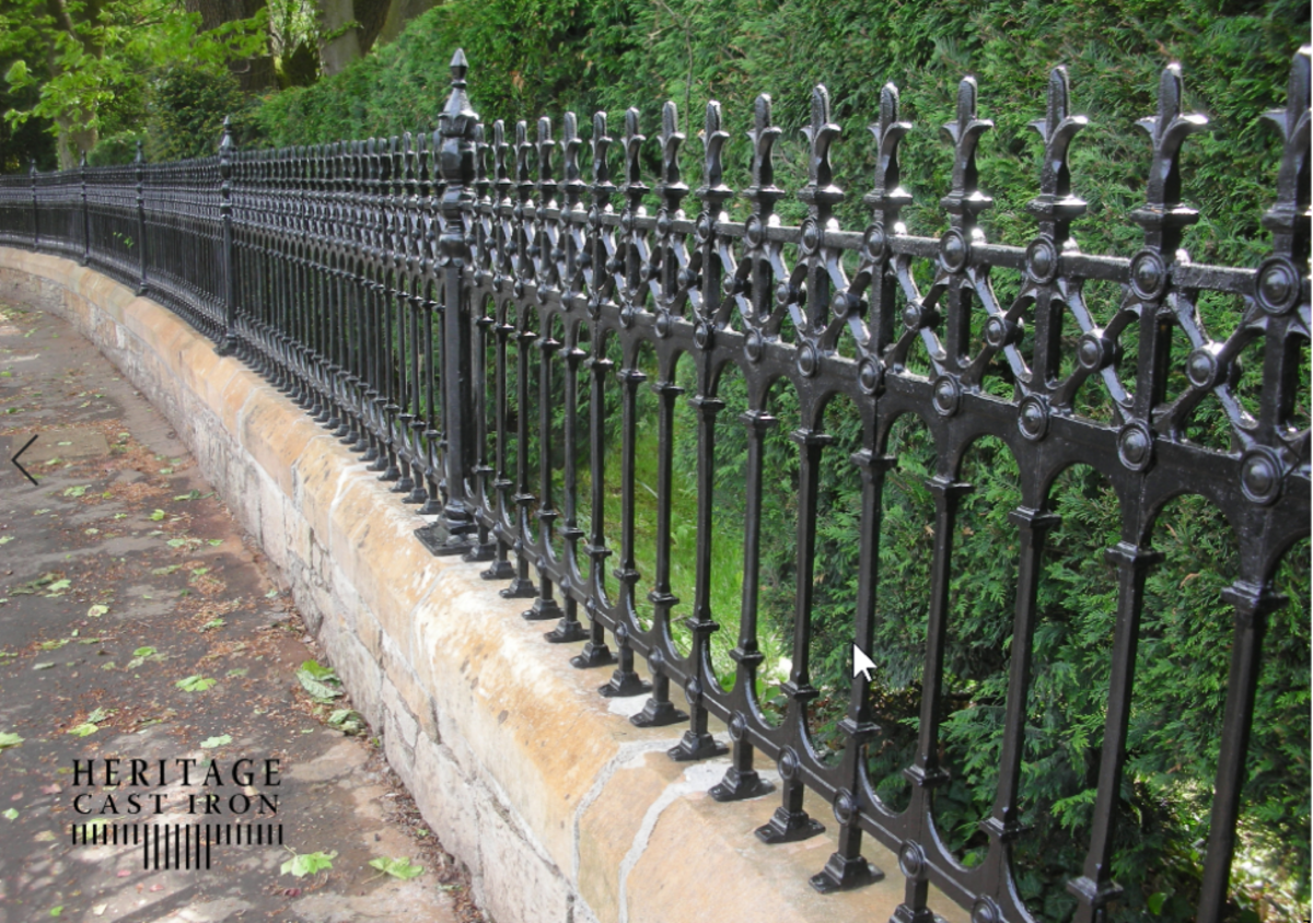Wrought Iron Security Fence