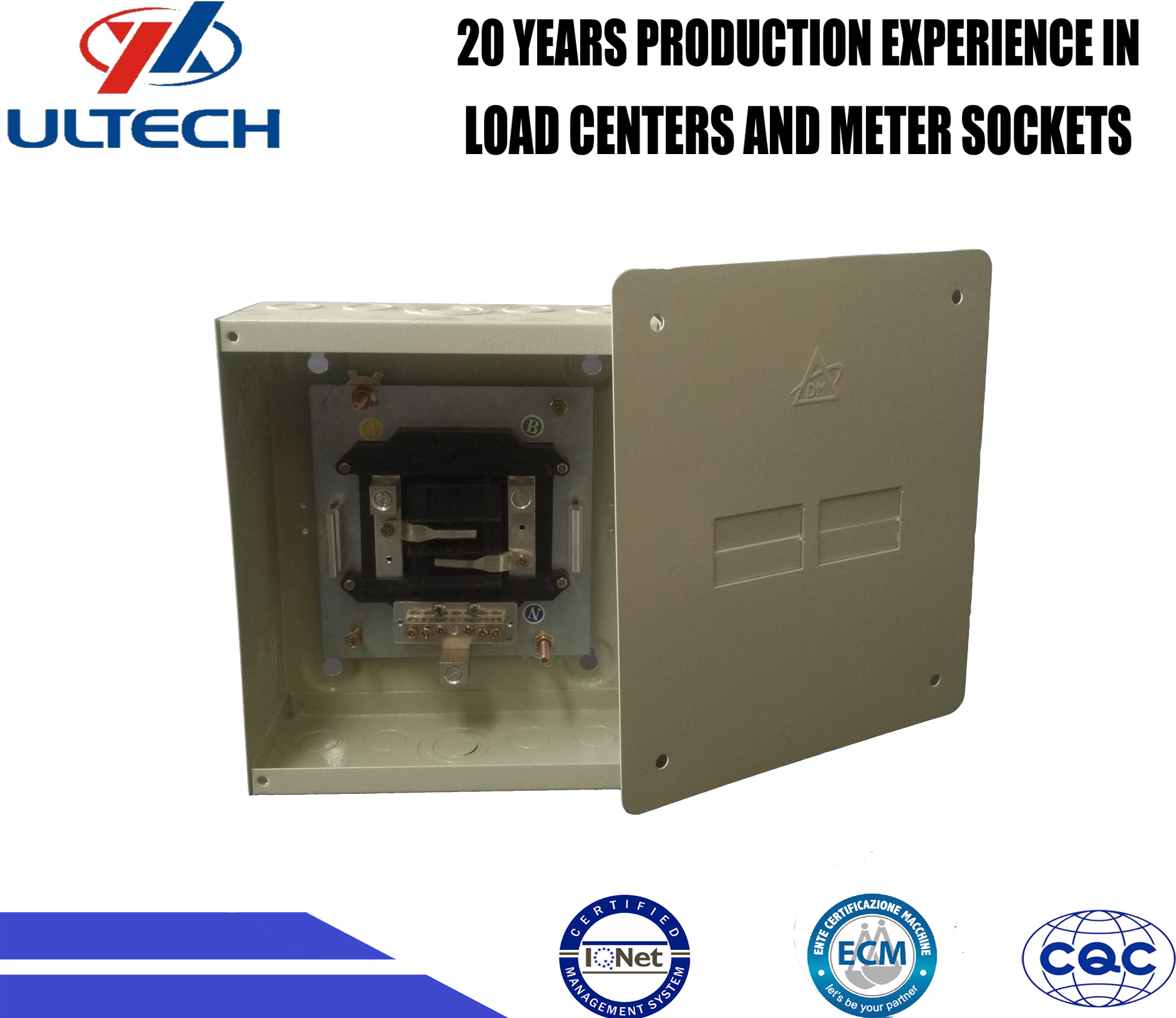 QOL6F 6 way electrical circuit breaker load center