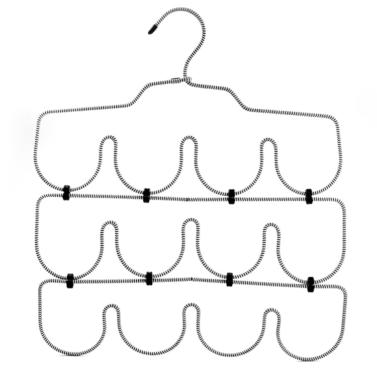 Cord Hanger Multiple Layers of Silk Hanger Three-Layer Scarf Hanger