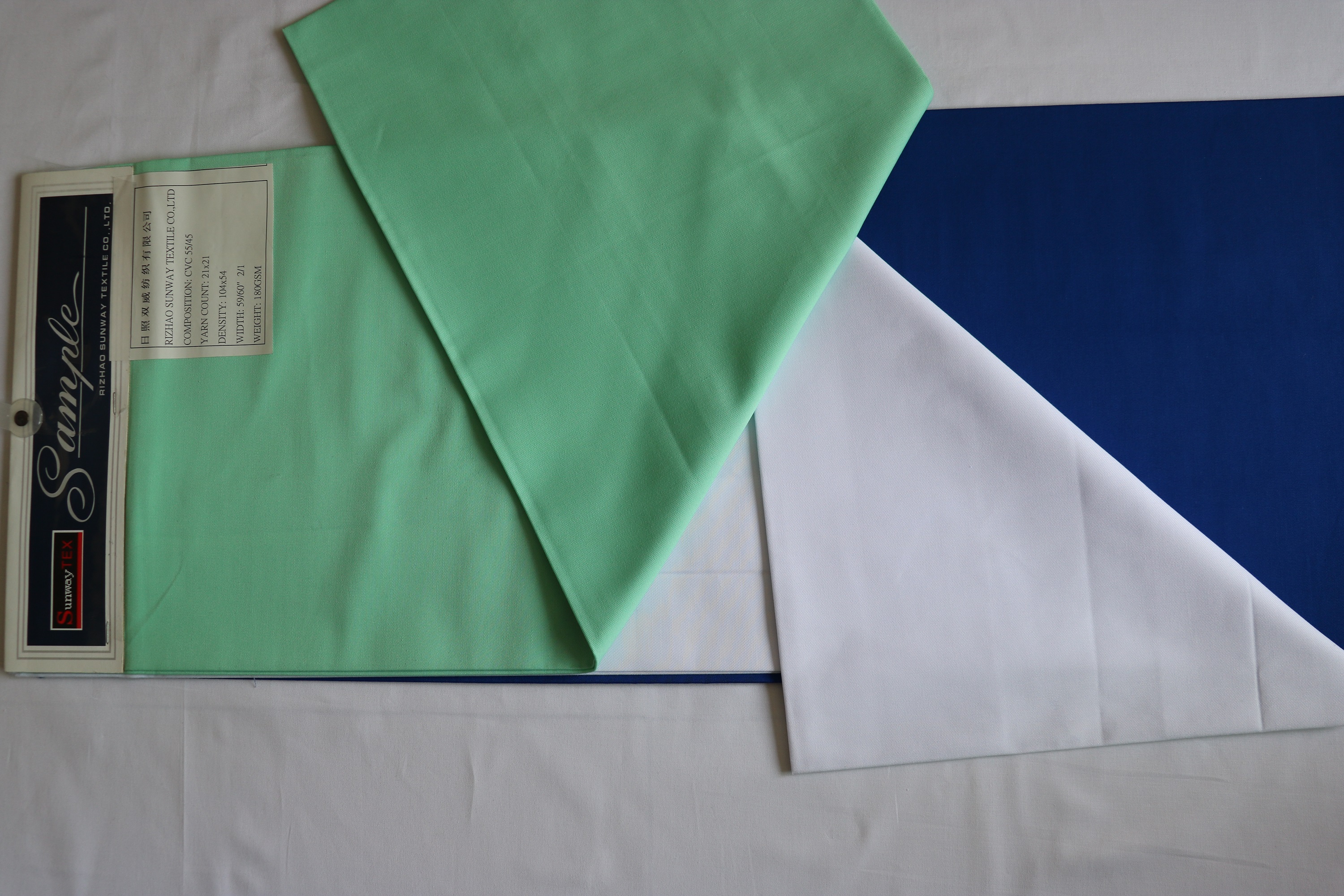 55%cotton 45%poly 180gsm Twill Dyed