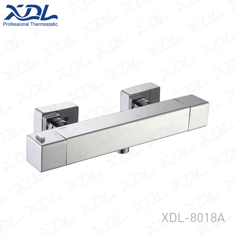 Cool touch thermostatic shower mixer