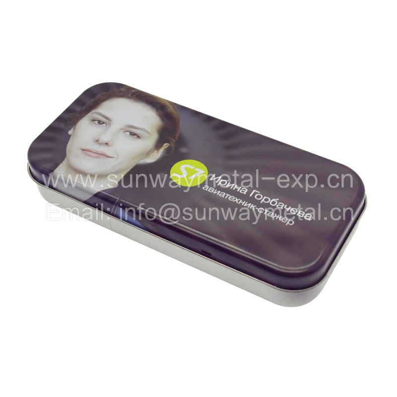 Pencil case tin box customized printing