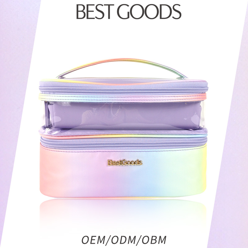 cosmetic bag Gradient halo dye fabric storage bag