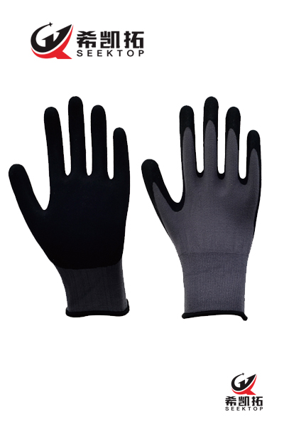 13g Polyester Shell Latex Sandy Coated