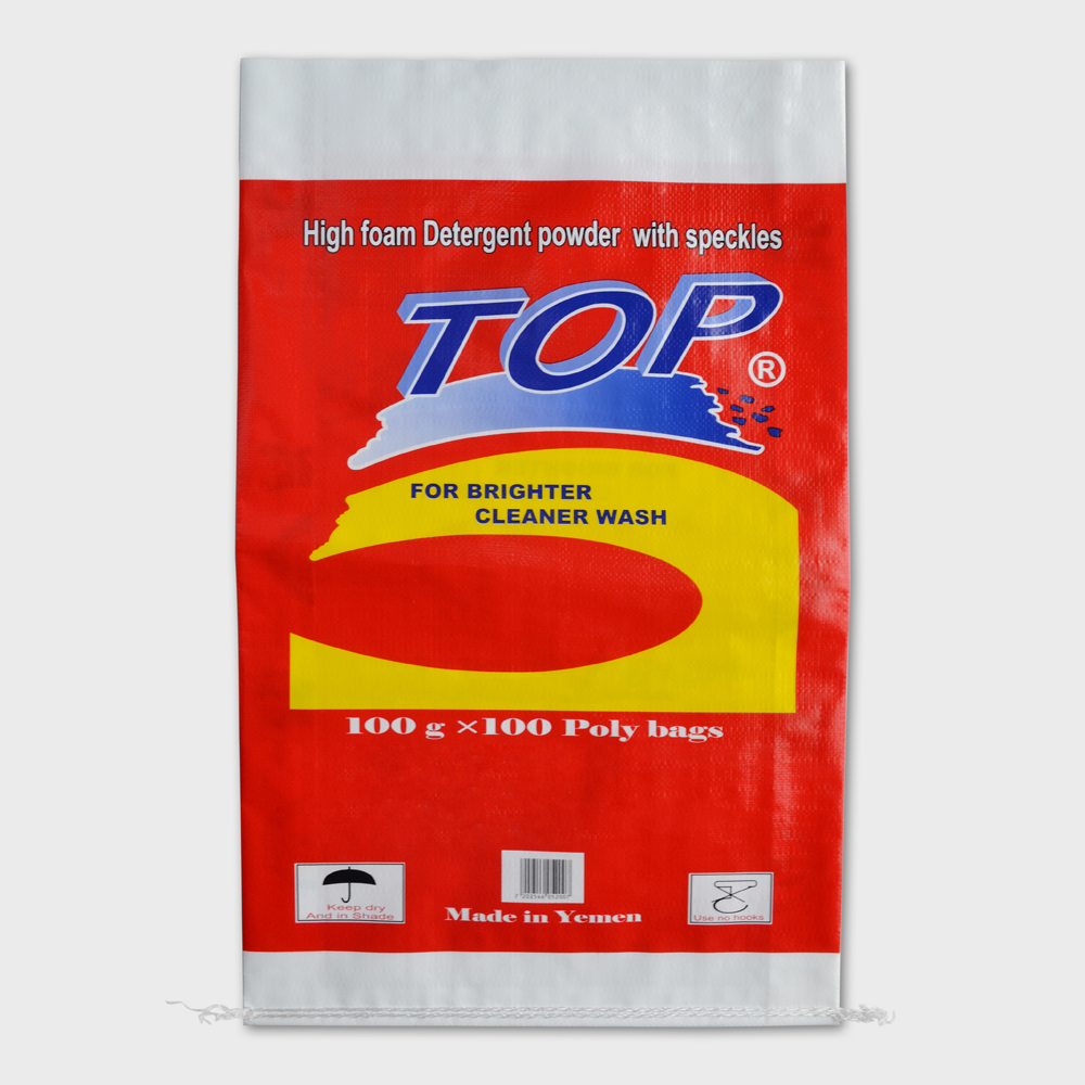 color printing coated waterproof laminated plastic woven rice bag fertilizer bag flour bag