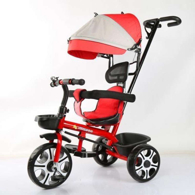 HOT children tricycle baby stroller four in one with putter