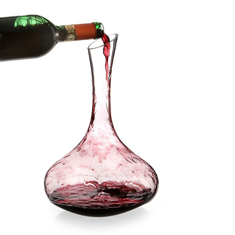 Custom Novelty Handmade High Quality Grotesque Shape Glass Decanter Crystal Wine Decanter