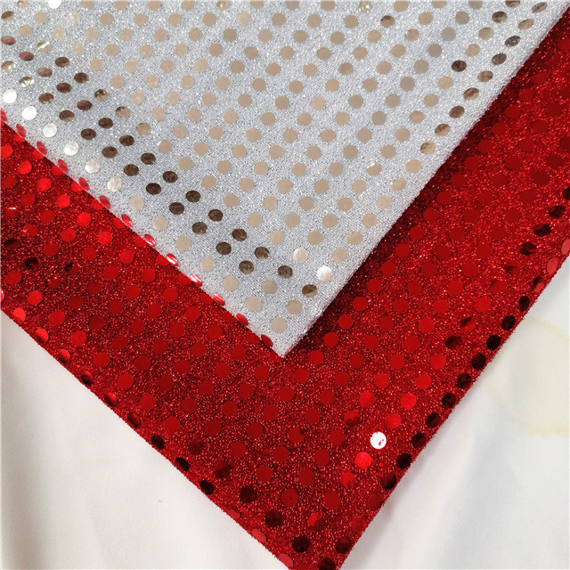 New fashion Gold sequins lace wedding fabric Glitter French tulle lace fabric for dress