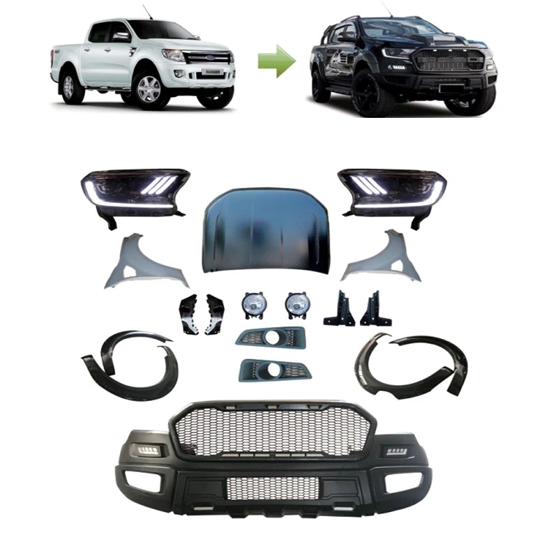 Bodykit Auto Car Body Kit Spare Parts For Ford Ranger To Raptor