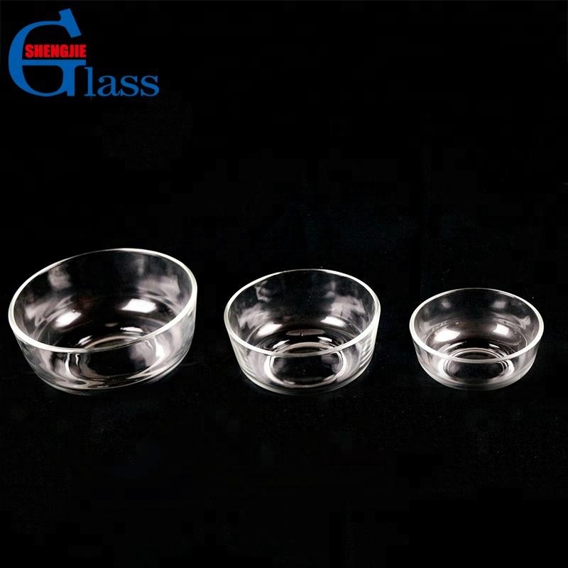 High Quality Round Clear Flat Glass Salad Bowl Wholesale
