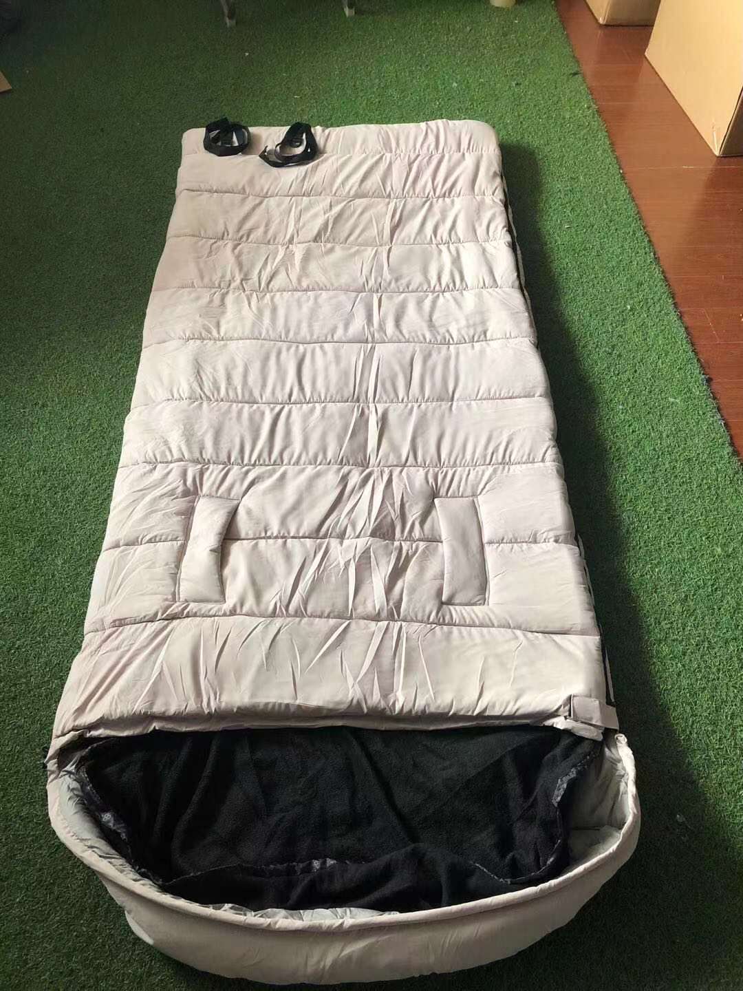Sleeping bag with hood