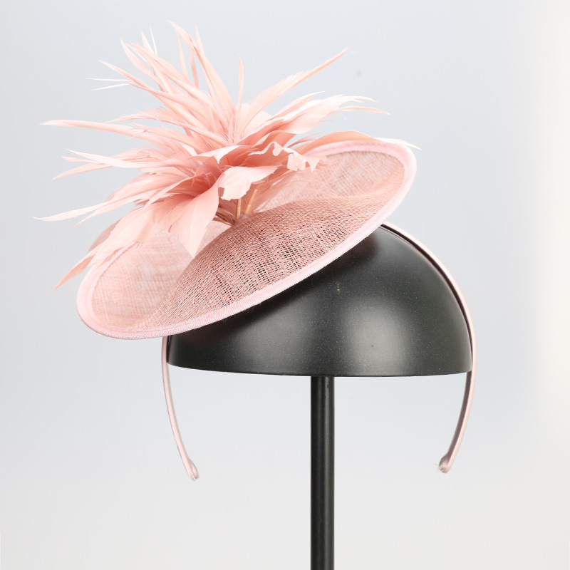 Handmade hair accessories small hat sinamay women fascinator