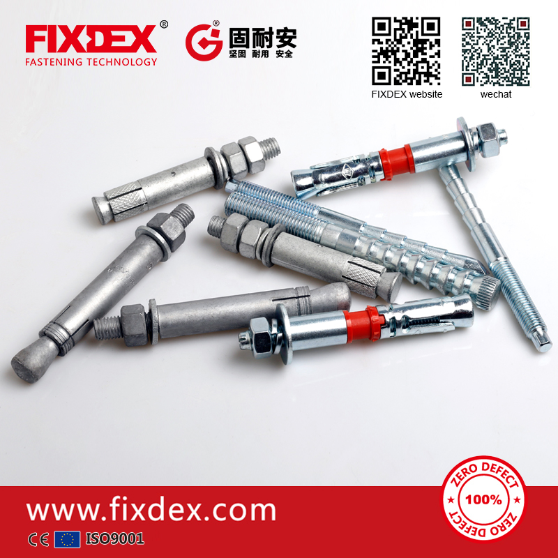 Chinese factory produces silver elevator expansion bolts