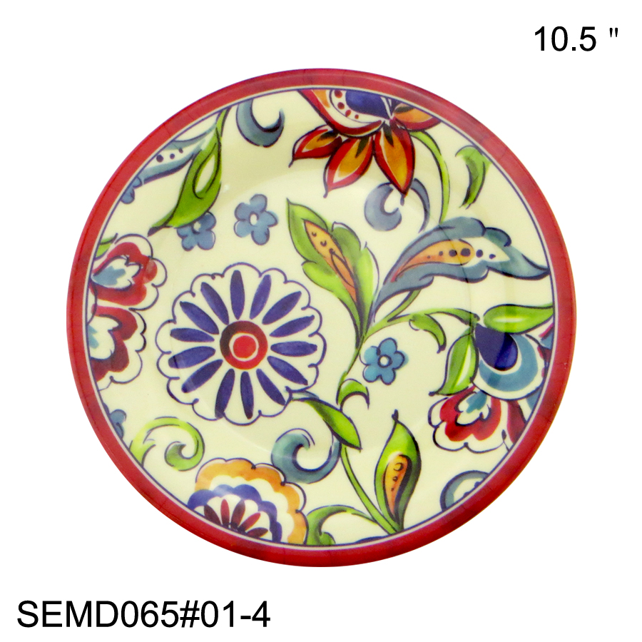 SEBEST- edged melamine plate
