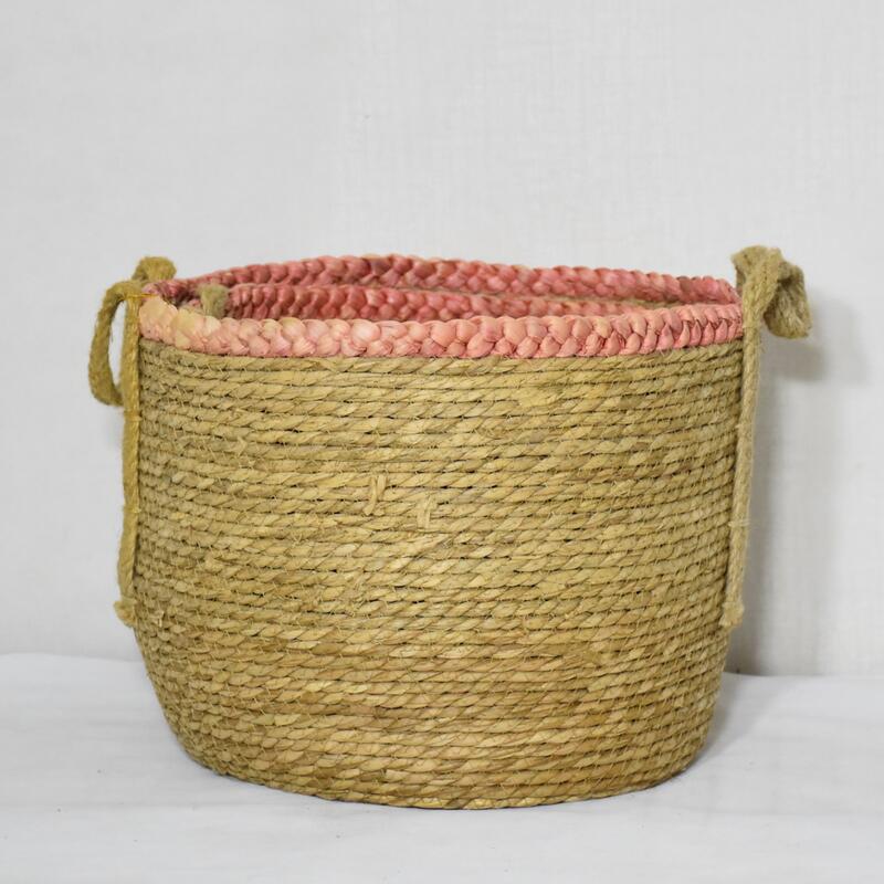 Woven Straw Basket