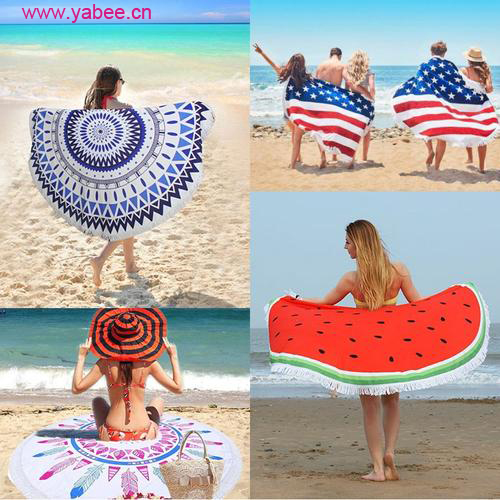 Round Beach Towel ,shaped Towel