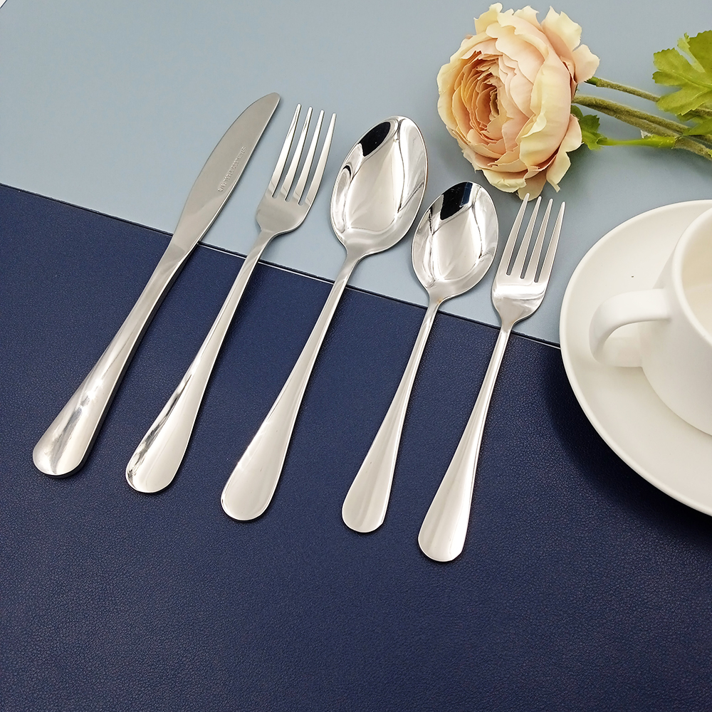 1010 International Cutlery set 430 stainless steel flatware set for restaurant /start hotel