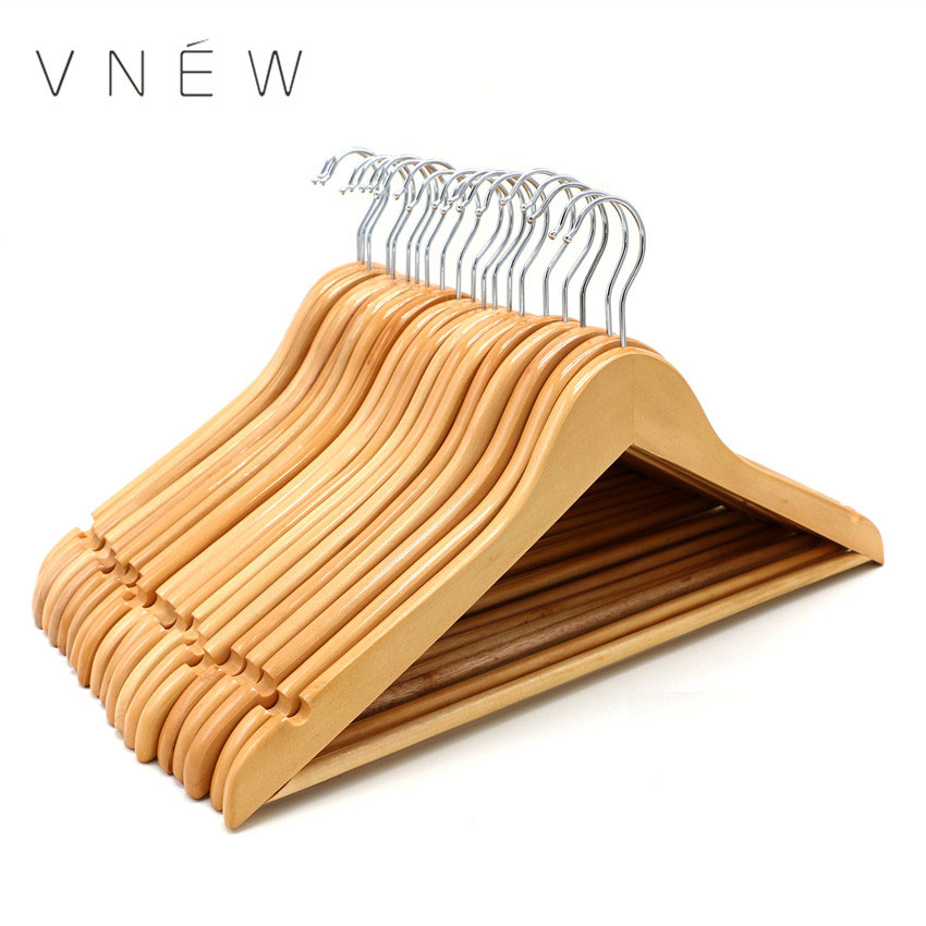 S-30081/6 Cheap price coat hanger for clothes antique wooden hangers wholesale