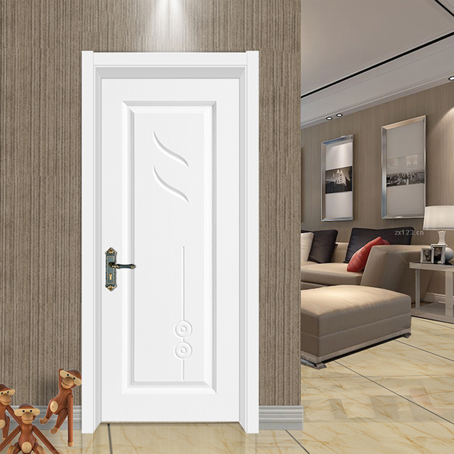 Yingkang Good Quality Hotel Door Plate Wpc Pvc Interior Door Modern Home Door