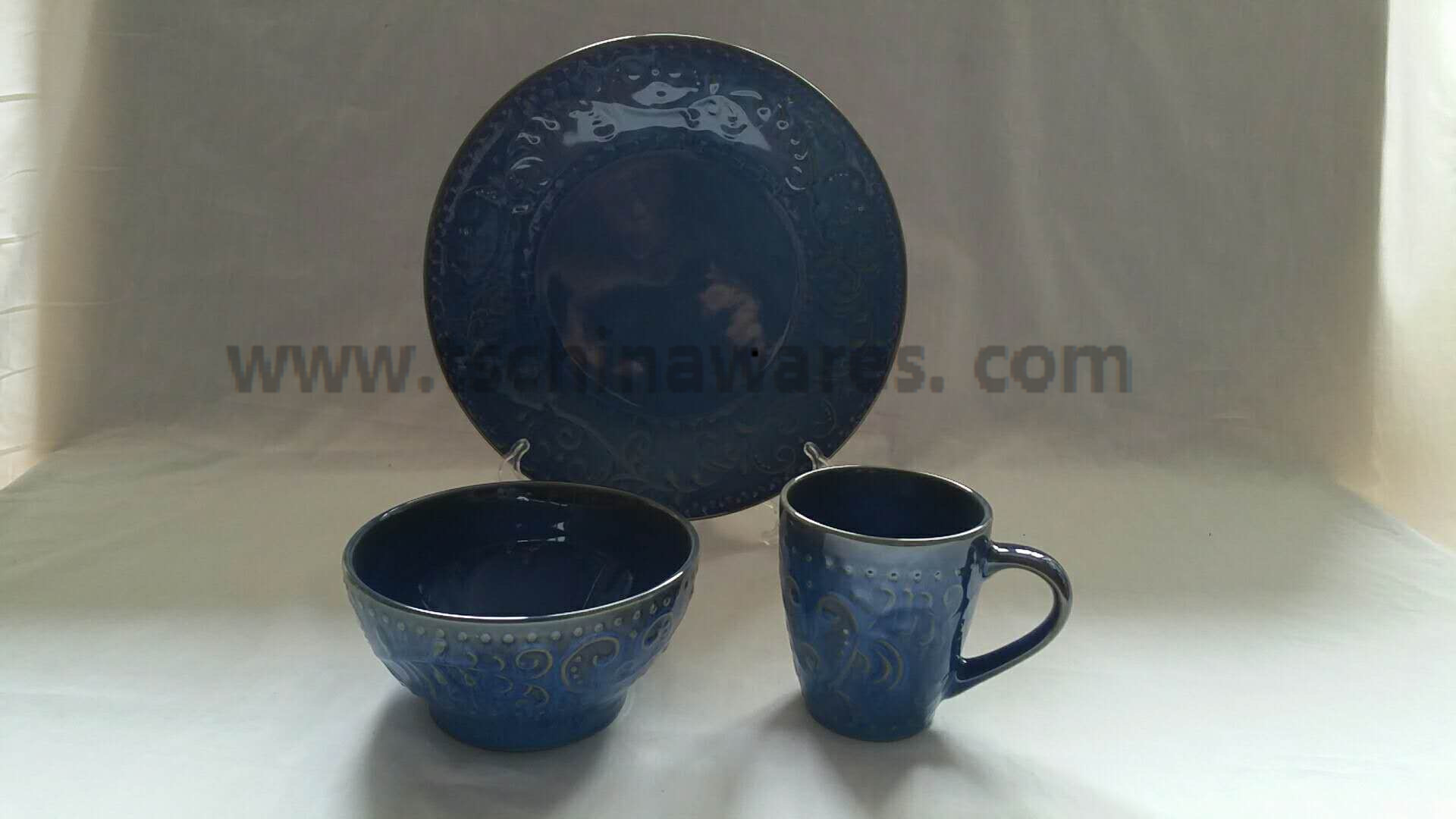 Reactive Glaze Dinnerware Set