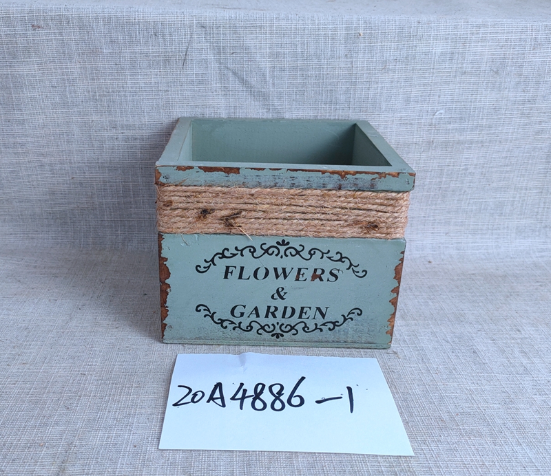Wood planter