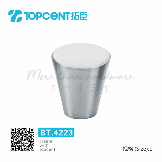 Topcent stainless steel furniture cabinet metal pull door handle
