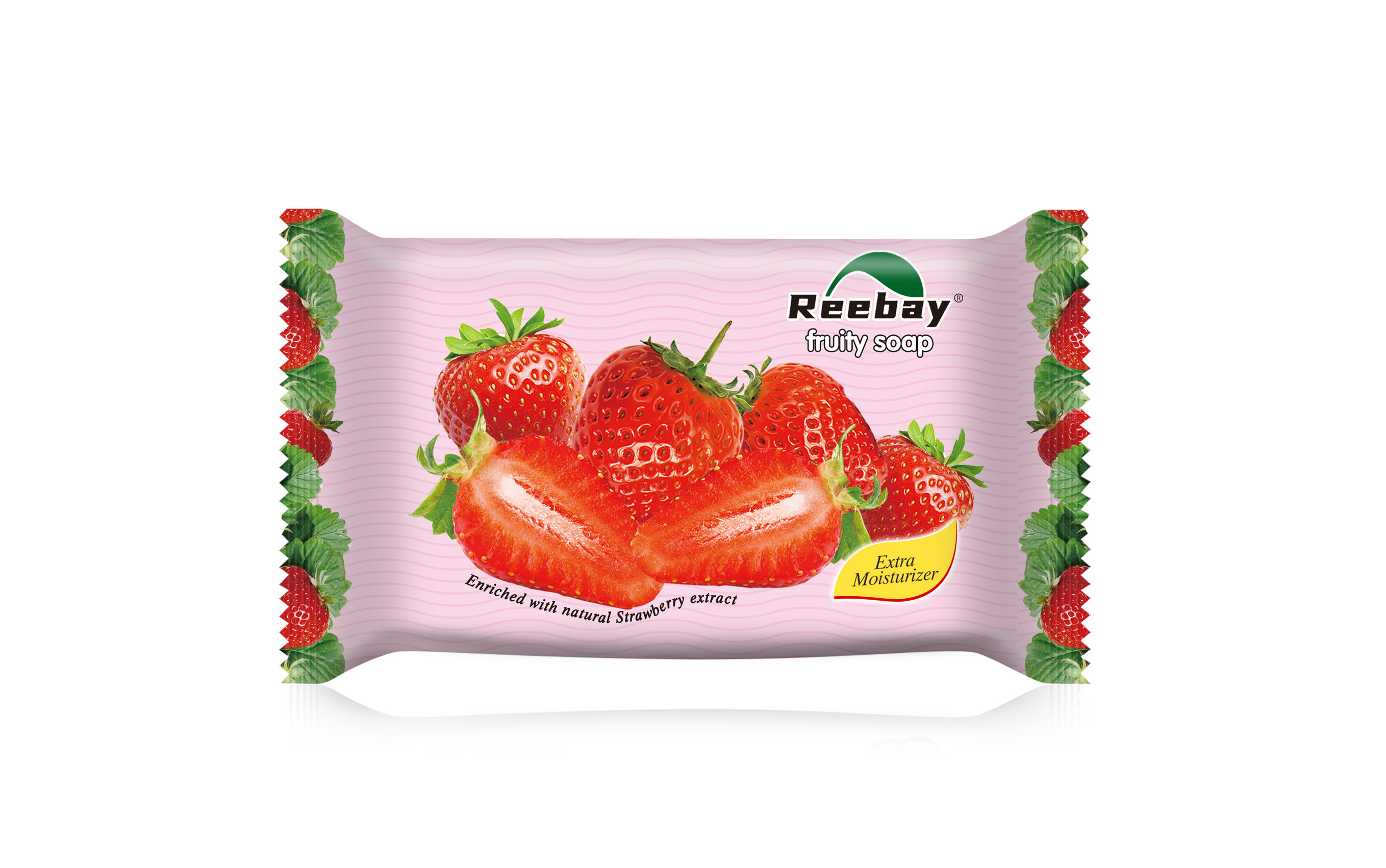 75g 80g strewbarry fruit soap,wholsale cheap bath toilet soap