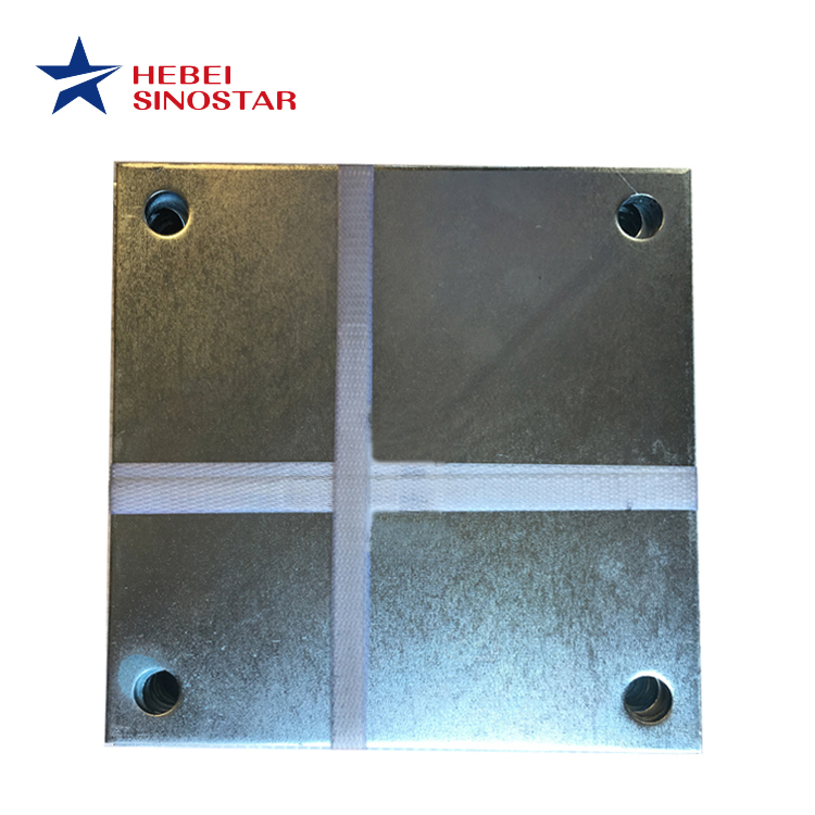 Round Holes Punched Steel Foundation Base Plate