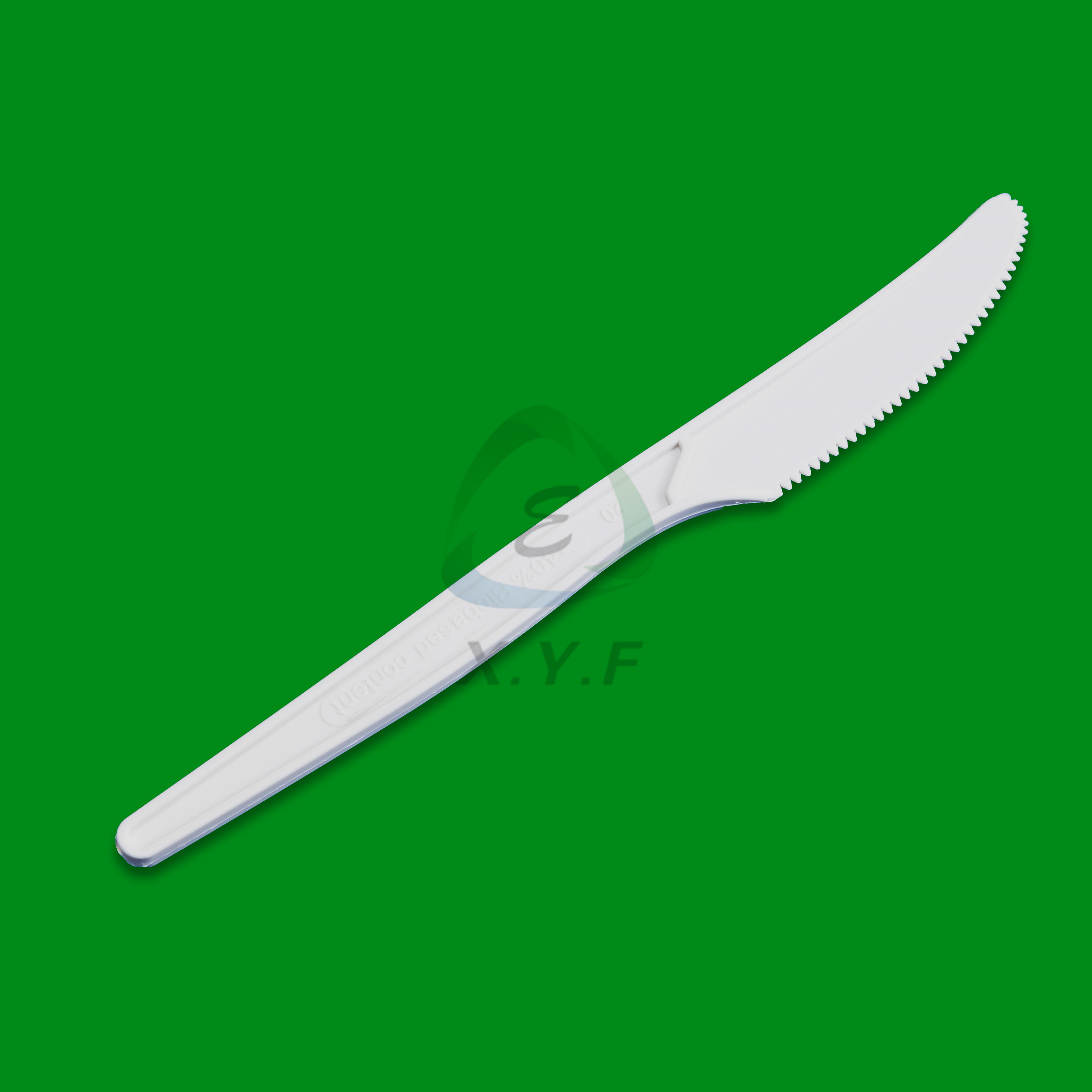Disposable corn starch 6.5inch knife dinner knife