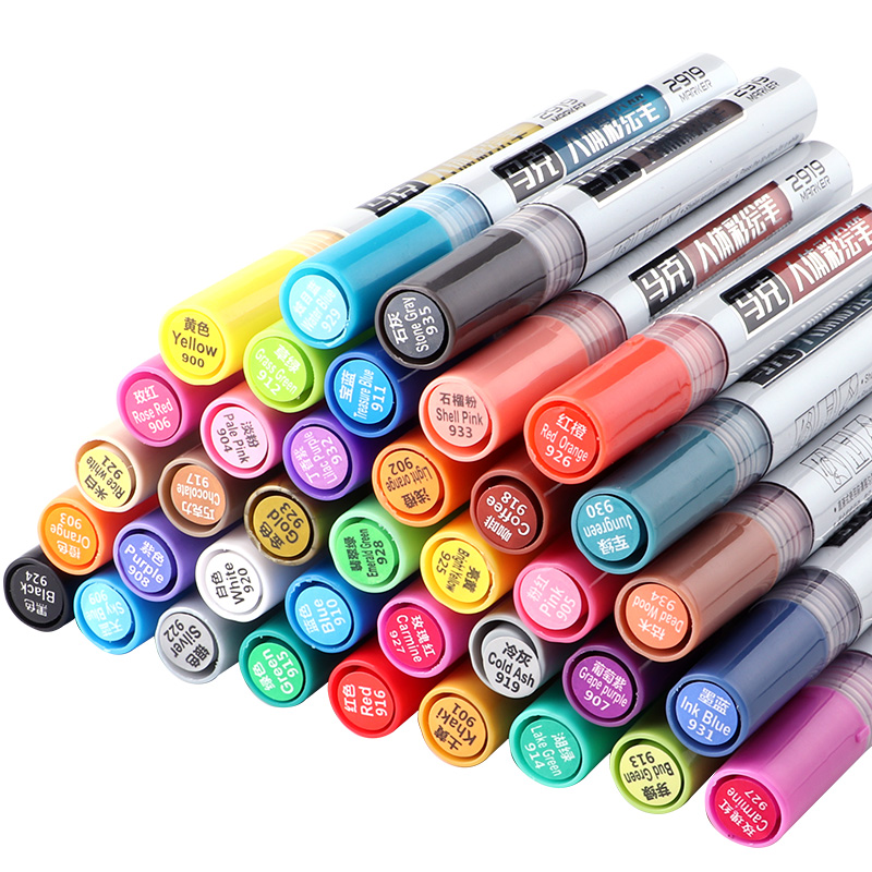 MP2919 body paint marker set water based ink 12 colors 18 colors 24 colors 36 colors student art painting use