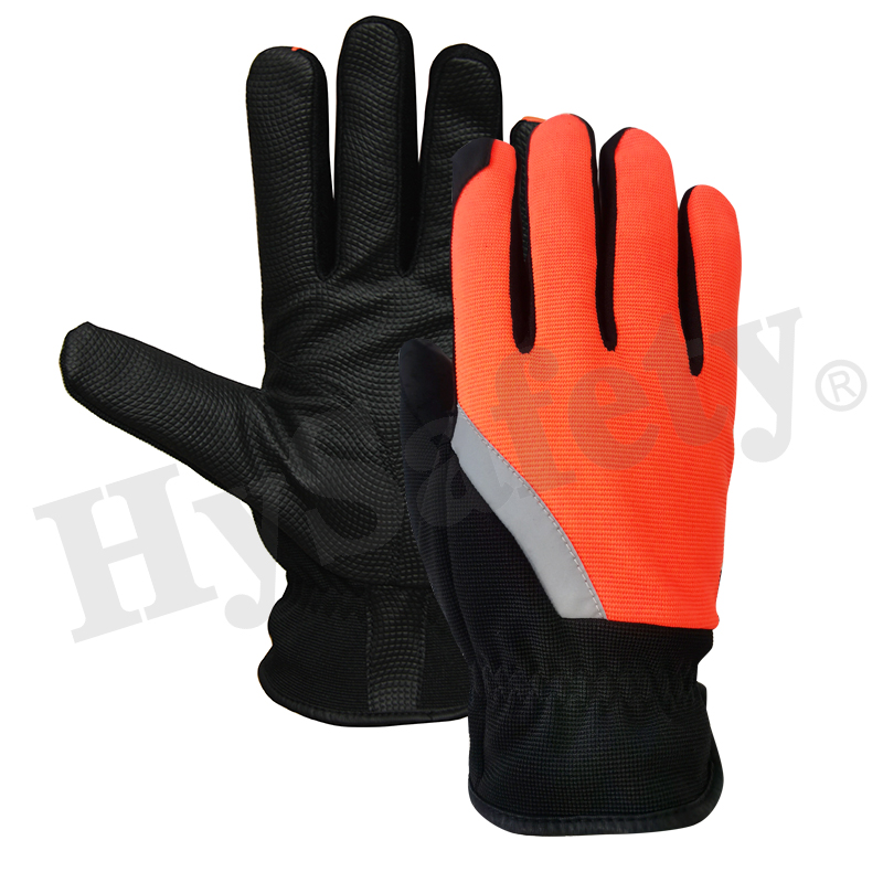 Mechanics gloves, PU glove, work glove, firm fit gloves, winter glove,