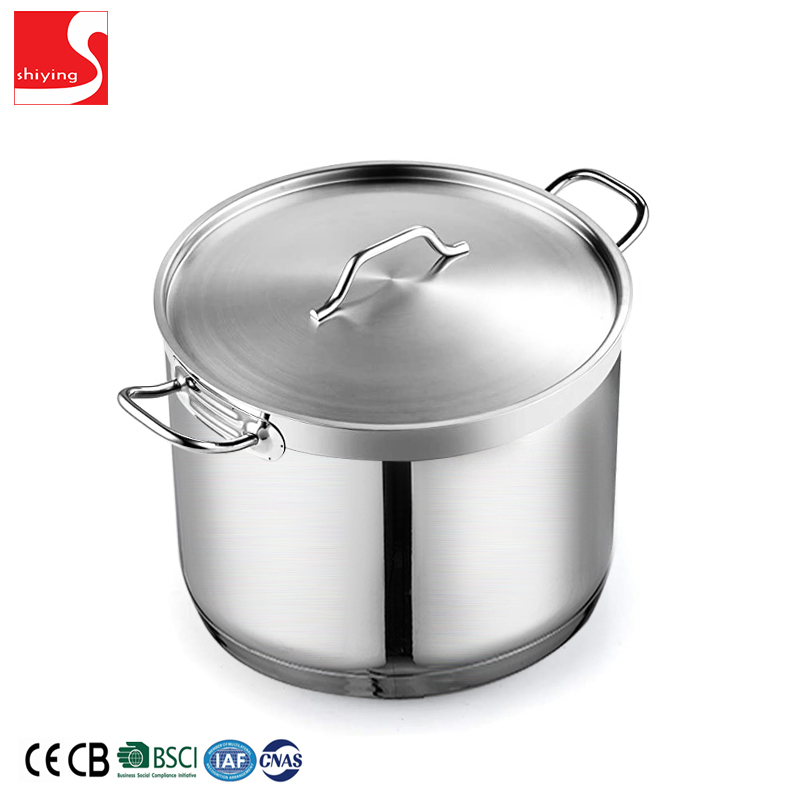 SY-Kitchenware stainless steel cookware with glass lid stainless steel cooking pot and pan