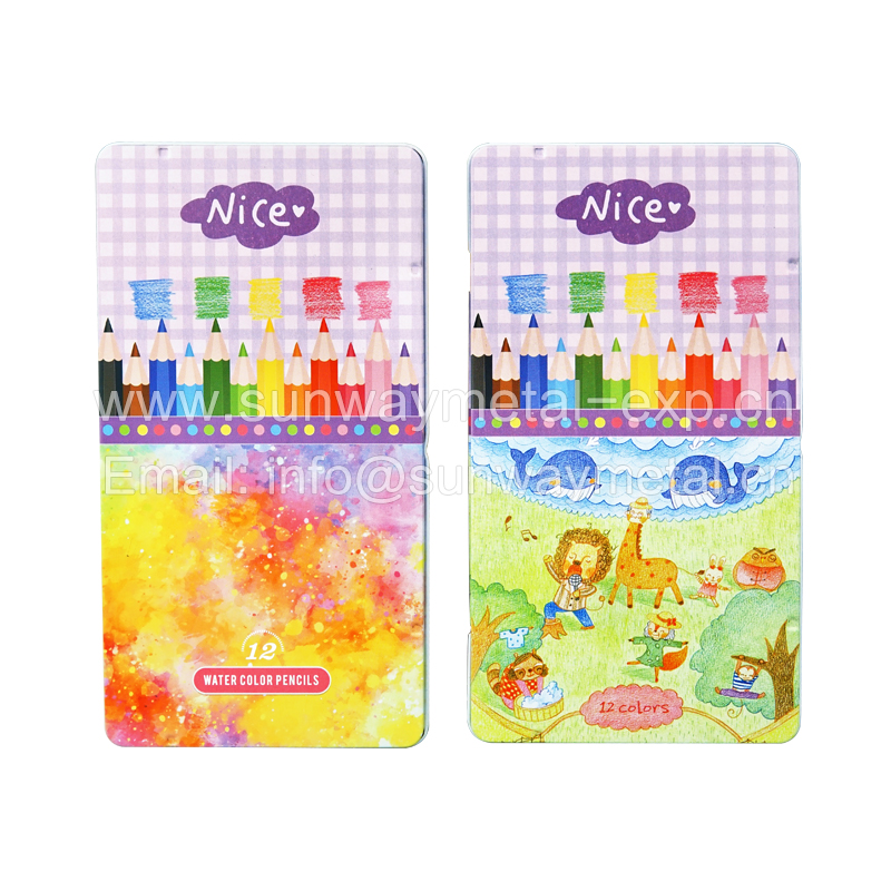 Color pencil set Color pencil tin box