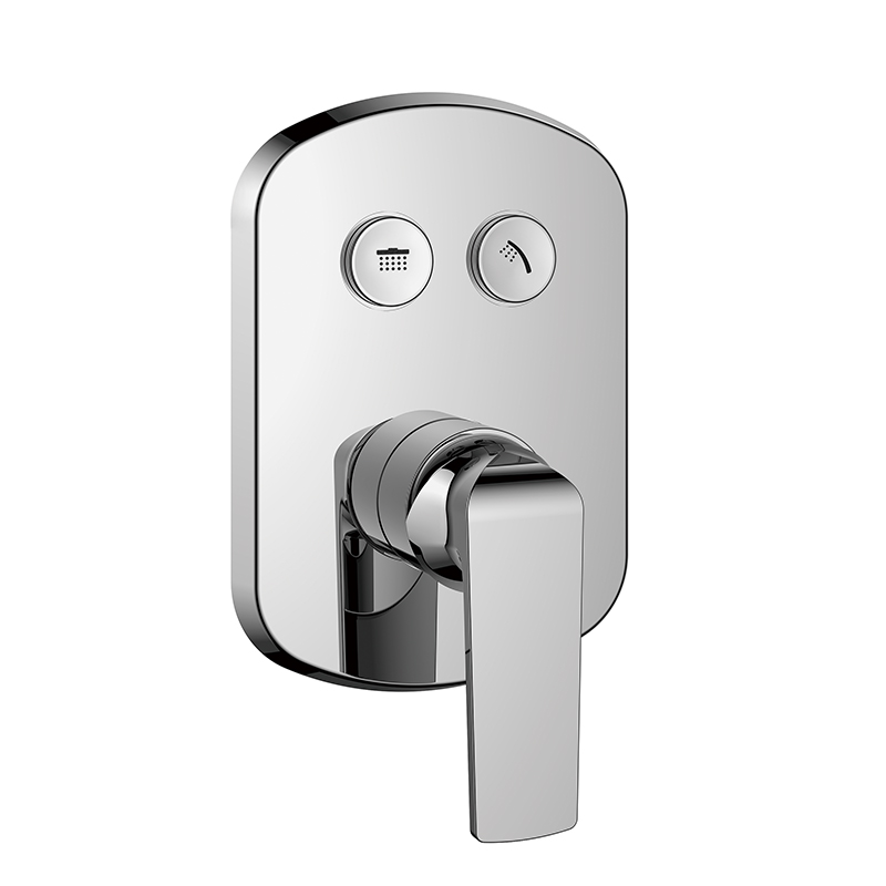 FLOVA Single lever concealed mixer with GoClick-2 buttons