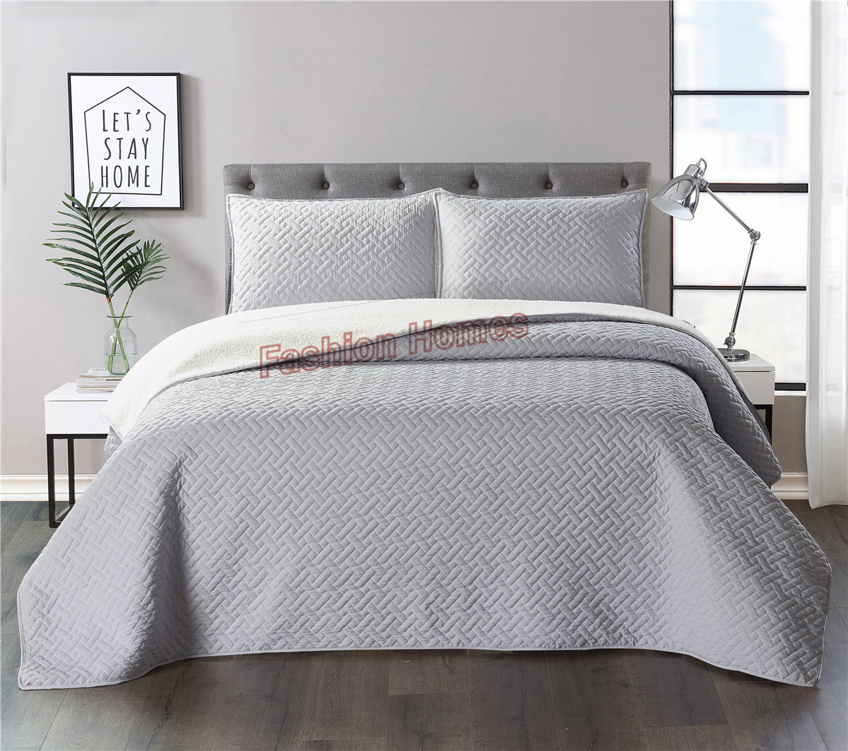 3pcs microfiber quilt