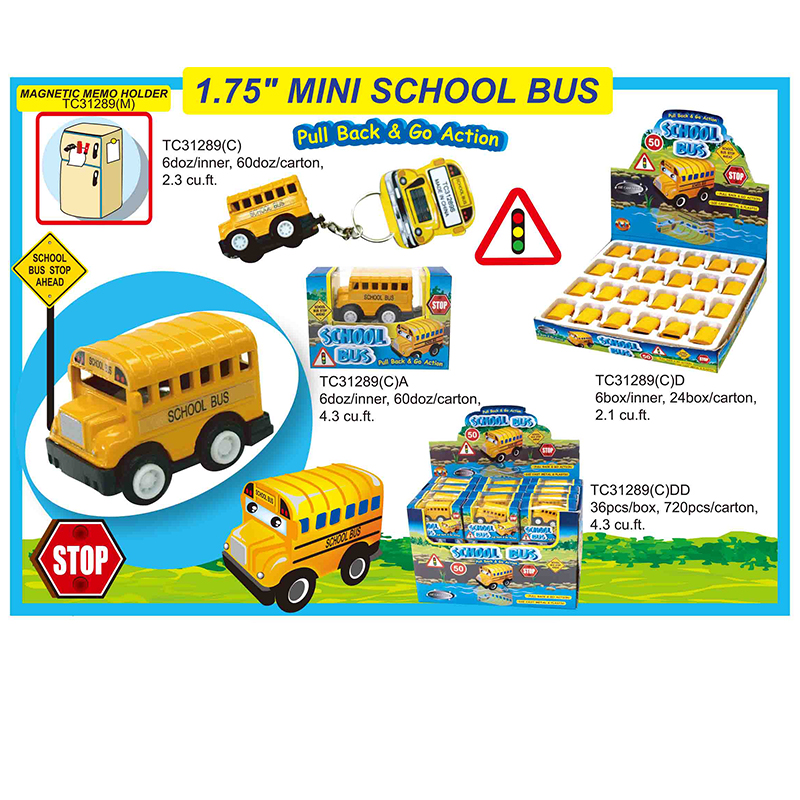 Pullback Mini School Bus