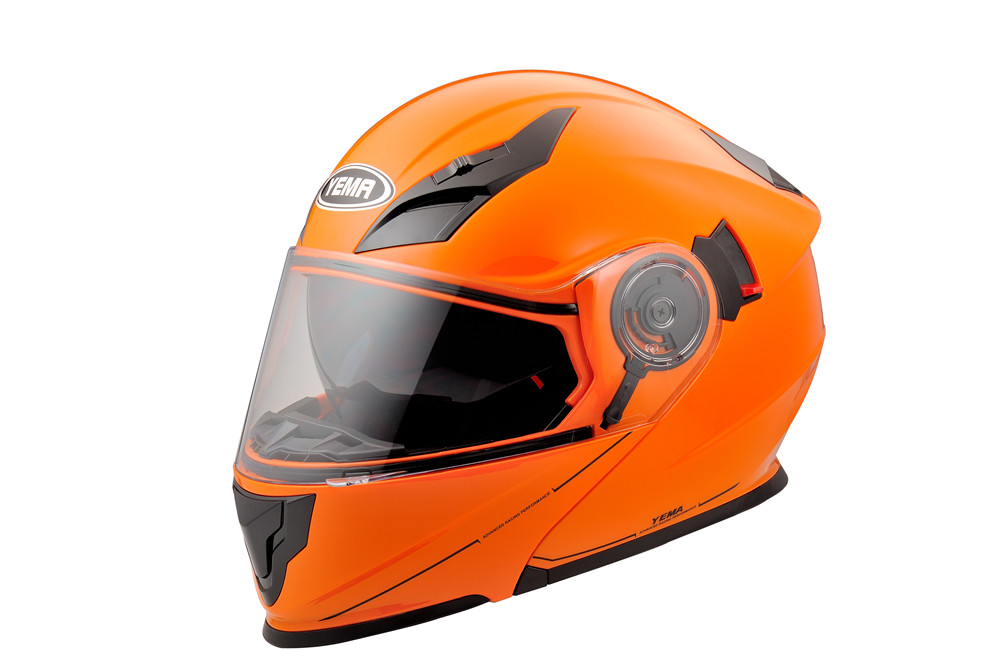 YEMA Helmet Unisex-Adult Motorcycle Modular DOT Approved-YM-925 Motorbike Casco Moto Street Bike Racing Helmet with Sun Visor Bluetooth Space for Youth Men and Women YM-927