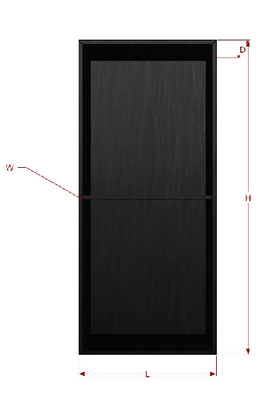 washroom stainless steel niches
