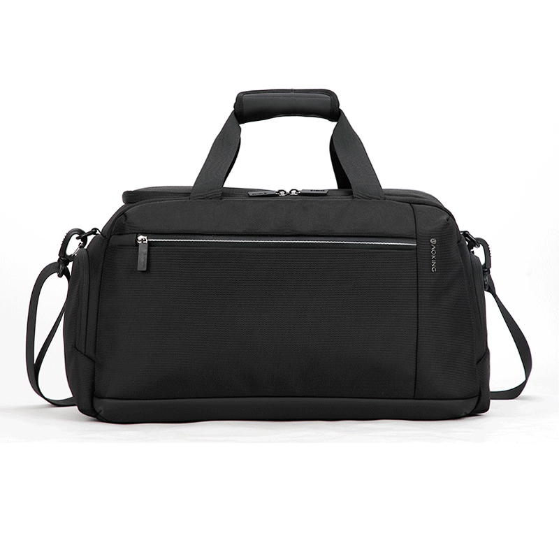Aoking Waterproof black business and leisure travel bag for business trips large capacity duffel bag