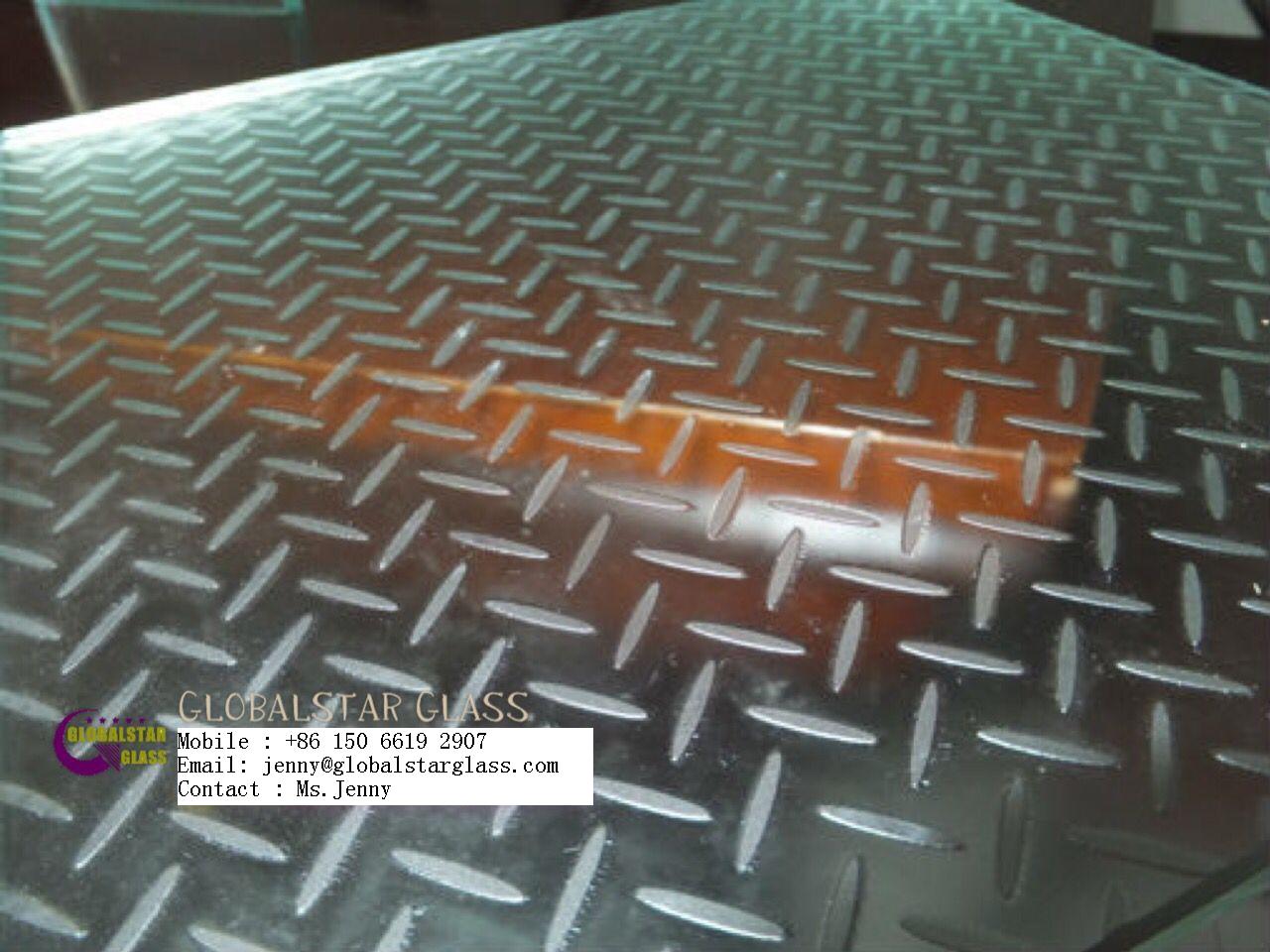 10+10+10mm anti-slip glass floor/glass stairs/safety glass floor/security glass stairs