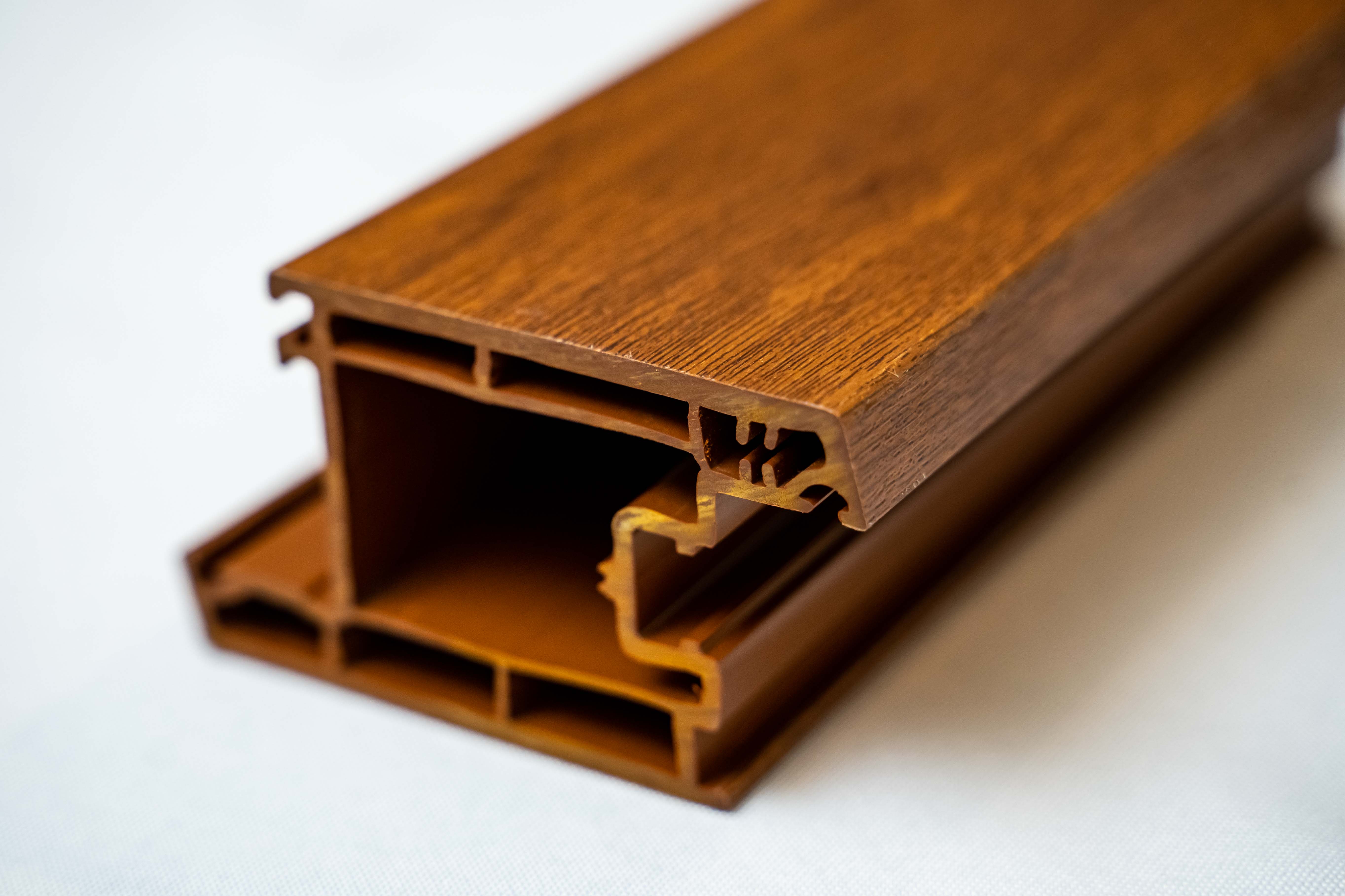 wood upvc profile