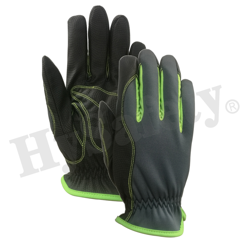 Mechanics gloves, Garden glove,PU glove, work glove, firm fit gloves