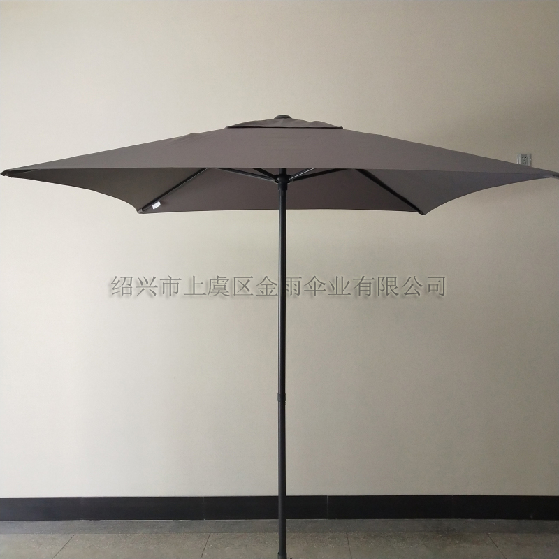 hand-pushed patio umbrella
