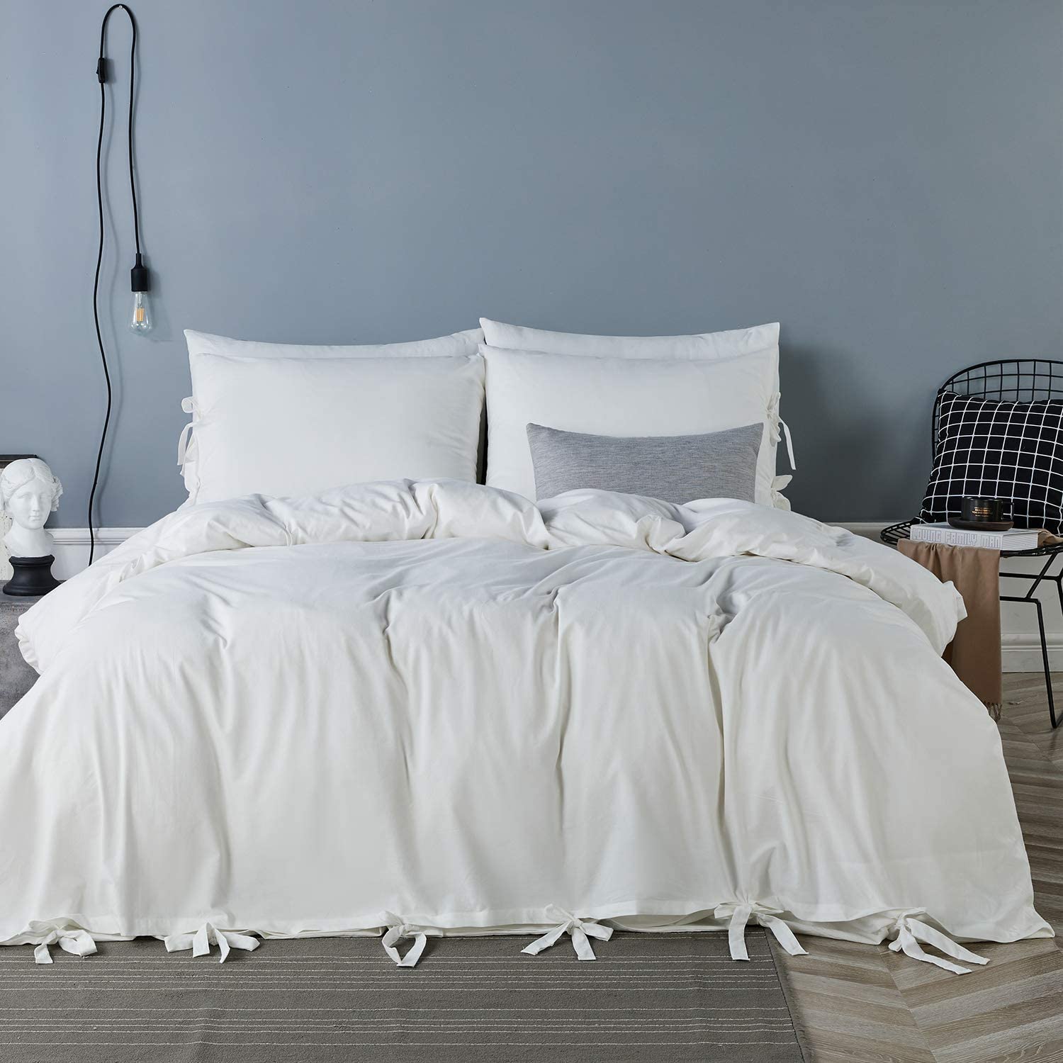 100% Cotton Butterfly Bow Tie Comforter Cover Set