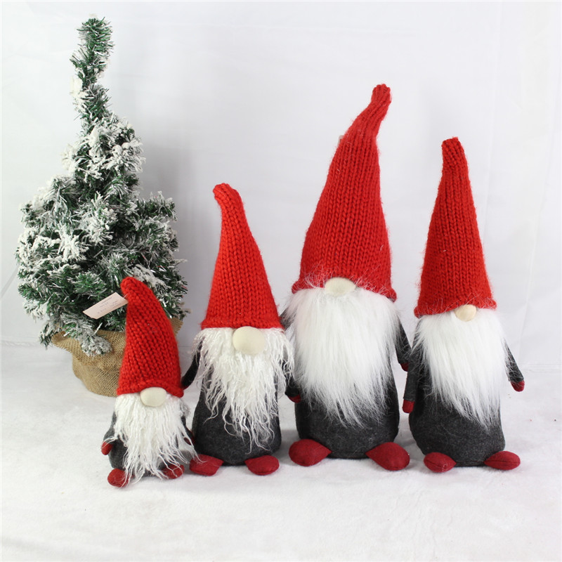 Cable Knit Hat Christmas Gnome Swedish Fabric Gnomes Christmas Decor