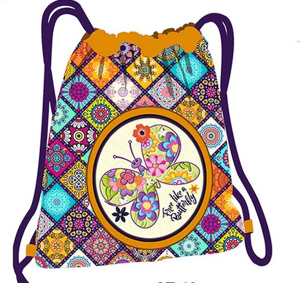 Customized design kid's drawstring bag
