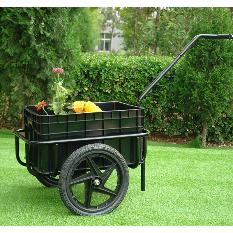 Garden trailer with cover used as bike trailer GC-023