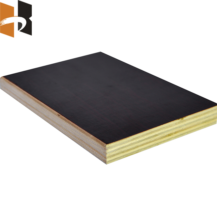 18mm Hardwood Eucalyptus Core Black Brown Film Faced Plywood For Construction